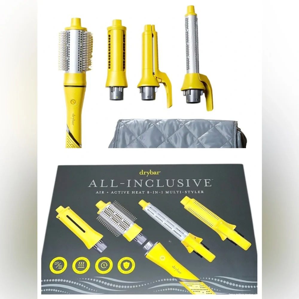 Drybar Yellow All Inclusive Air + Active Heat 8 in 1 Multi-Styler